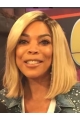 Blonde Straight  Lace Front Remy Human Hair Bobs Wendy Williams Wigs