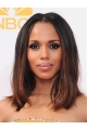 Straight Shoulder Length Ombre/2 Tone Synthetic Kerry Washington Wigs