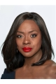 Straight  Full Lace Shoulder Length Synthetic Viola Davis Wigs