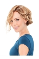 Blonde Wavy Classic Medium Length  Synthetic Women Wigs