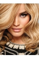 Shoulder Length Wavy 100% Hand-tied Human Hair Wigs For Women