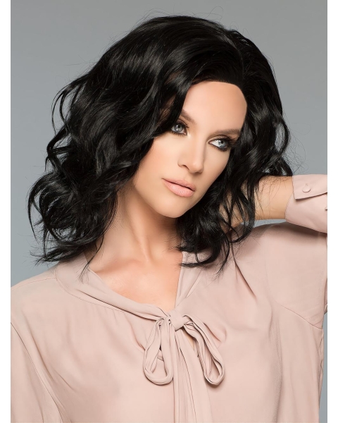 Shoulder Length 100% Hand-Tied Remy Human Hair Human Hair Wigs