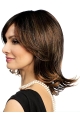 Good 12" Wavy Layered Mono Synthetic Women Wigs