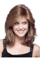 Shoulder Length Lace Front Trendy Remy Human Hair Women Wigs For Cancer