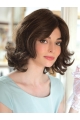 Natural 12" Wavy Layered Mono Synthetic Women Wigs