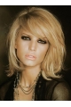 Jessica Simpson Novel and Alluring Mid-length Layered Wavy Lace Human Hair Wig For Women