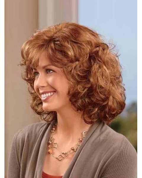 Gentle Lace Front Wavy Shoulder Length Classic Wigs