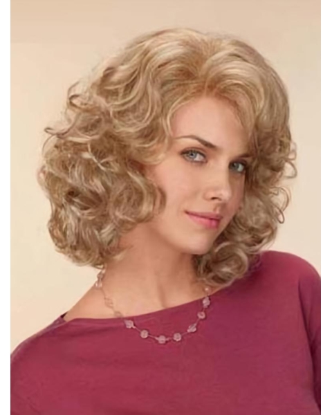 Gentle Lace Front Wavy Shoulder Length Classic Wigs