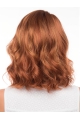 Fabulous Shoulder Length Wavy Red Nice Layered Wigs