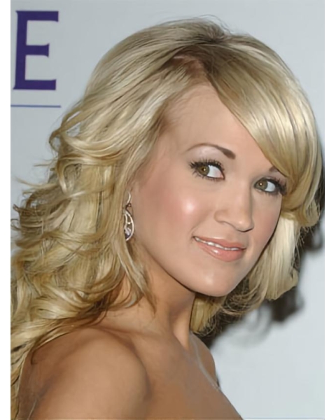 Best Blonde Wavy Shoulder Length Celebrity Wigs