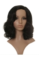 Amazing Black Wavy Shoulder Length Celebrity Wigs