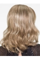 Gorgeous Blonde Wavy Shoulder Length Lace Front Great Wigs